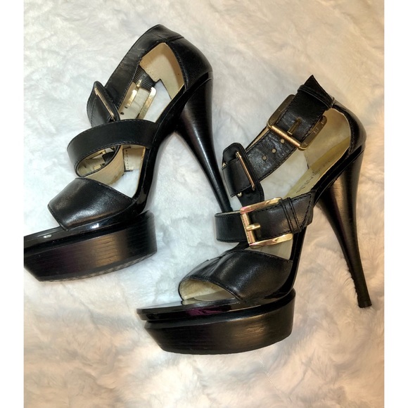 MICHAEL Michael Kors Stiletto Heel Platform Front Sandals Size 6.5M - Picture 2 of 4